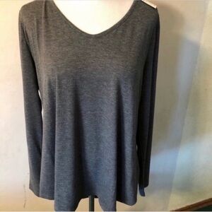 Lane Bryant XL Gray/Black Blouse(NWT)